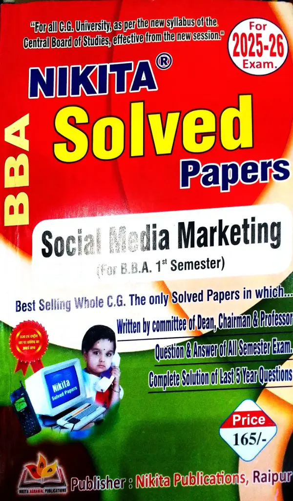 NIKITA SOLVED PAPER  SOCIAL MEDIA MARKETING (For B.B.A1th Sem. paper 5th)