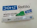 6 Doms white board marker  green colour 