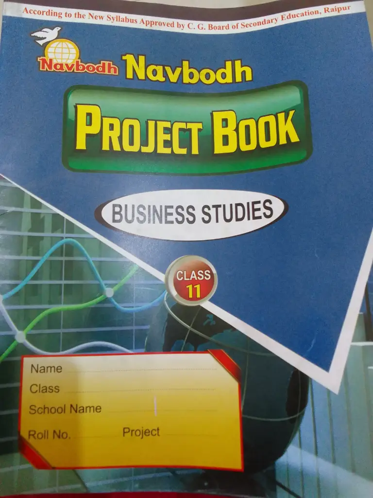 18 NAVBODH PROJECT BOOK ENGLISH MEDIUM CLASS 11TH (BUSINESS STUDIES)