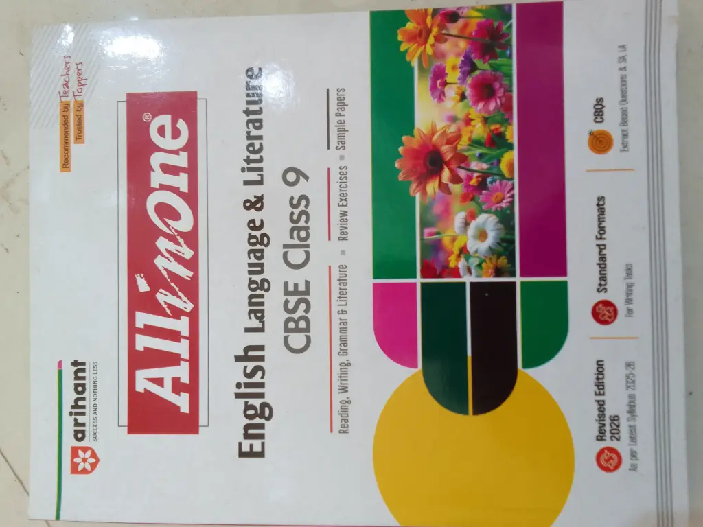 29 ALL IN ONE ENGLISH LANGUAGE AND LITERATURE CBSE CLASS 9