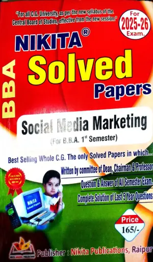 NIKITA SOLVED PAPER  SOCIAL MEDIA MARKETING (For B.B.A1th Sem. paper 5th)