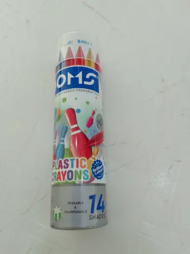 7 Doms plastic crayons 14 shades colour 