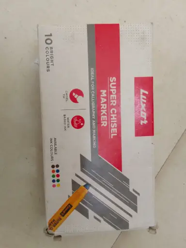 8 Luxor super chisel marker 