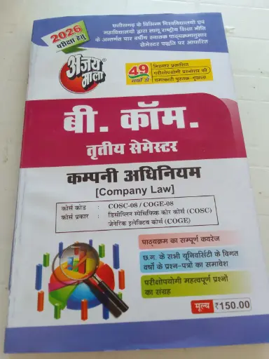 13 Ajay mala B.A third  semester (company law)Hindi medium 